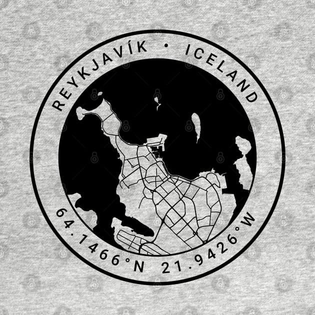 Reykjavik Map by Ryan-Cox